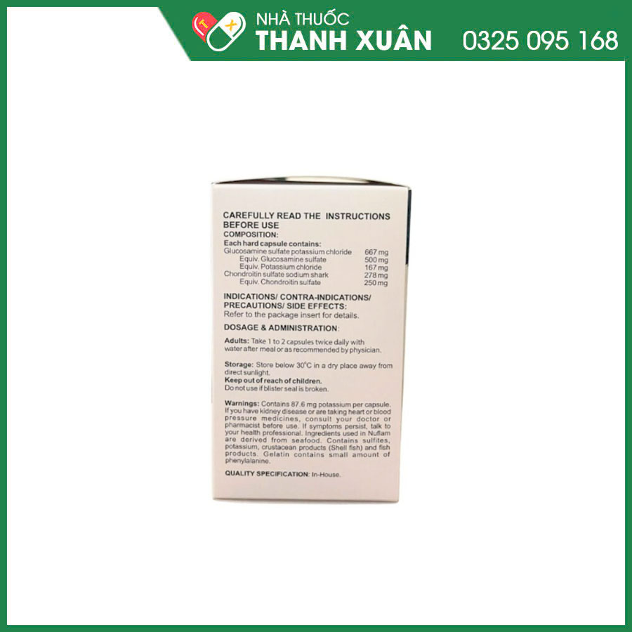 Nuflam thuốc giảm triệu chứng của thoái hóa khớp thể nhẹ